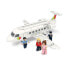 TAP Commercial Airplane + Crew 4 Figures Construction Game