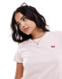 Levi's perfect small batwing logo t-shirt in pink