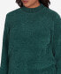 Women's Classic Chenille Diamond Stitch Turtleneck Sweater