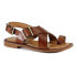 Diba True Candy Jam Flat Womens Brown Casual Sandals 21647-905