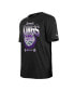 Men's and Women's Black Sacramento Kings Summer Classics T-Shirt