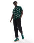 Polo Ralph Lauren short sleeve all over P-wing logo print shirt classic oversized fit in green