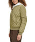 Women's Diamond Quilted Casual Bomber Jacket