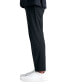 Men's Gabardine Skinny/Extra-Slim Fit Performance Stretch Flat-Front Dress Pants