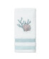 Coastal Terrazzo Embroidered Cotton Bath Towel, 27" x 50"