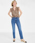 Women's High Rise Straight-Leg Jeans, Regular and Short, Created for Macy's