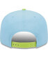 Men's Light Blue, Neon Green Los Angeles Chargers Two-Tone Color Pack 9FIFTY Snapback Hat