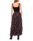 Women's Ruffled Floral-Print Maxi Skirt