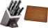 Zwilling Gourmet - Knife/cutlery block set - Stainless steel - Plastic - Wood - Stainless steel - Wood