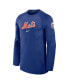 Men's Royal New York Mets Authentic Collection Game Time Raglan Performance Long Sleeve T-Shirt