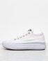 Converse Chuck Taylor All Star Move Ox trainers in white