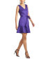 Women's Belted Fit & Flare Dress