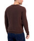 Men's Solid V-Neck Cotton Sweater, Created for Macy's