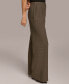 Women's Houndstooth Wide-Leg Pants