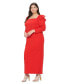 Plus Size Evangeline Rhinestone Sleeve Dress