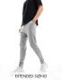 ASOS DESIGN essential skinny joggers in grey marl