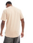 Ellesse Franks chest logo t-shirt in beige