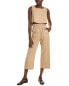 Serenette 2Pc Linen-Blend Vest & Pant Set Women's Brown S