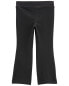 Baby Flared-Leg Fleece Pants - Black 12M