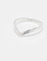 Kingsley Ryan 2mm v band ring in sterling silver