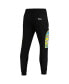 Men's Black Peanuts Snoopy A Friend Jogger Pants