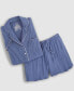 Women's 2-Pc. Short-Sleeve Notched-Collar Pajama Set XS-3X, Created for Macy's