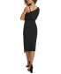 Women's One-Shoulder Midi Dress