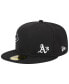 Men's Black Oakland Athletics Jersey 59FIFTY Fitted Hat