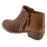 Softwalk Rimini Perf S2315-215 Womens Brown Extra Wide Ankle & Booties Boots