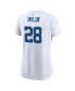 Women's Jonathan Taylor White Indianapolis Colts Player Name Number T-shirt