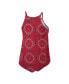 Women's x Wrangler Crimson Distressed Oklahoma Sooners Bandana Tank Top