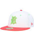 Men's White, Coral Detroit Tigers 1968 World Series Strawberry Lolli 59FIFTY Fitted Hat