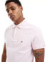 Tommy Hilfiger Slim Polo in Pink Brown