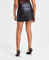 Women's Faux-Leather Mini Skirt, Created for Macy's