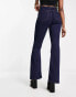 ASOS DESIGN power stretch flare in dark blue