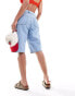 JJXX baggy denim shorts in light wash