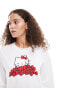 Daisy Street oversized long sleeve t-shirt with Hello Kitty bow graphic