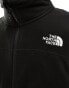 The North Face Glacier 100 zip up fleece in black