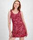 Women's Snakeskin-Print Performance Dress, Created for Macy's