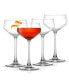 Bloom Coupe Martini Glasses, Set of 4