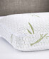 Tea Infused Memory Foam Bed Pillow with Rayon from Bamboo Infused Cover, Jumbo