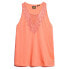 SUPERDRY Lace sleeveless T-shirt