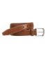 Men's Topstitched Leather Belt