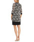 Women's 2-Pc. Printed Jacket & Necklace Dress Set