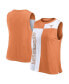 Women's Texas Orange/White Texas Longhorns Colorblock High Neck Tank Top