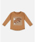 Toddler Boys Long-Sleeve T-Shirt With Print Caramel - Toddler|Child