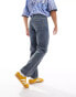 COLLUSION x005 mid rise straight leg jeans in lightwash