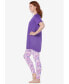 Plus Size Graphic Tunic PJ Set