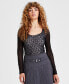 Women's Lace Scoop-Neck Bodysuit, Created for Macy's