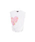 Little Girls Annie Heart Cream Graphic Print Tunic